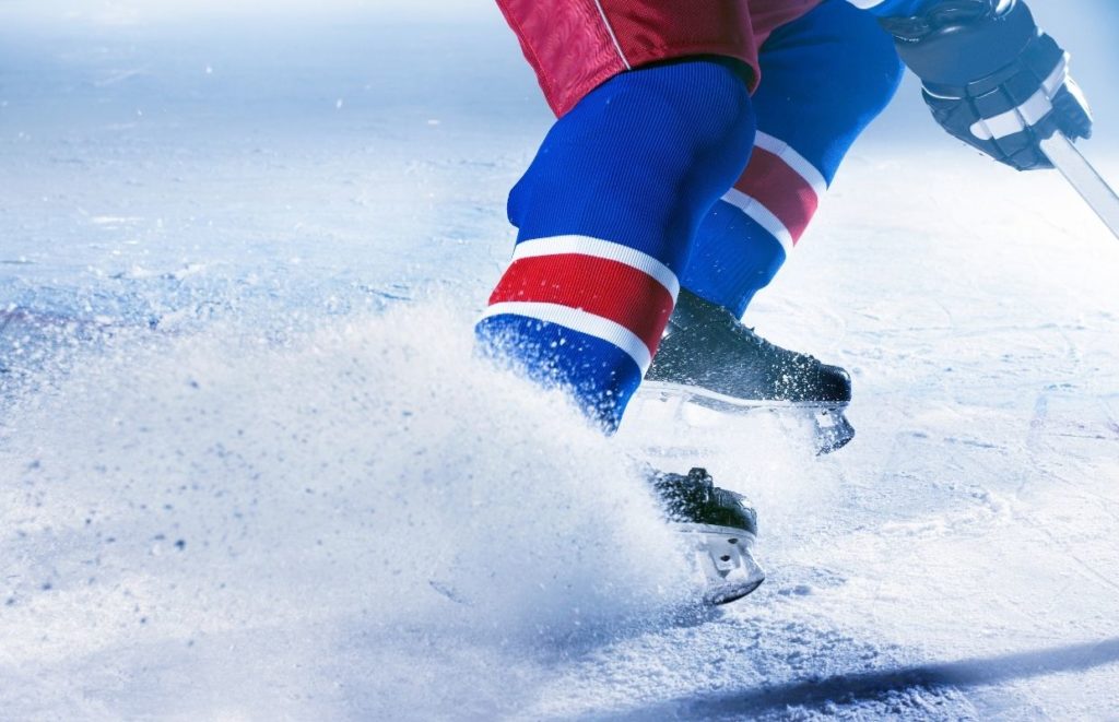 There are many physical benefits of playing ice hockey for kids
